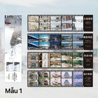 Sticker phim ảnh - Set 04 tấm
