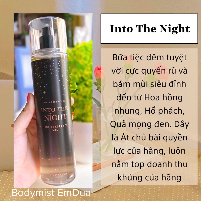 Xịt Thơm Toàn Thân - INTO THE NIGHT