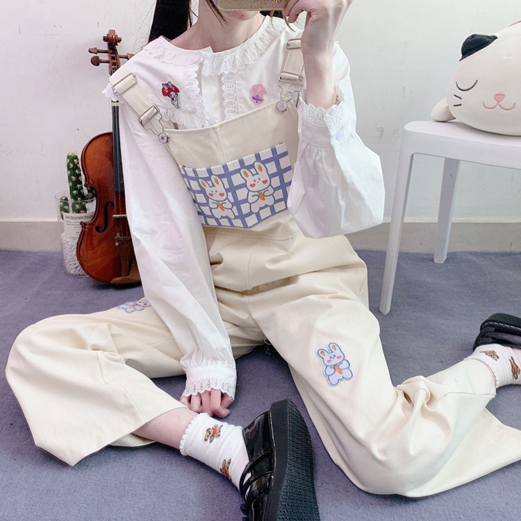 [ORDER TMALL 257] Quần Yếm BF 2 Chú Thỏ Cute | BigBuy360 - bigbuy360.vn