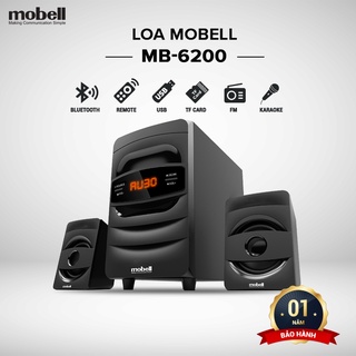 Loa máy tính 2.1 để bàn bluetooth usb thể nhớ sd fm romote loa mobell mb-6200 bỏa hành 12 tháng