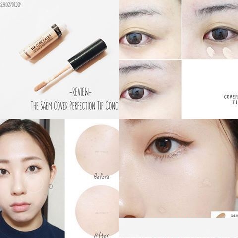 Kem Che Khuyết Điểm The Saem Cover Perfection Tip Concealer (6.5g) | BigBuy360 - bigbuy360.vn