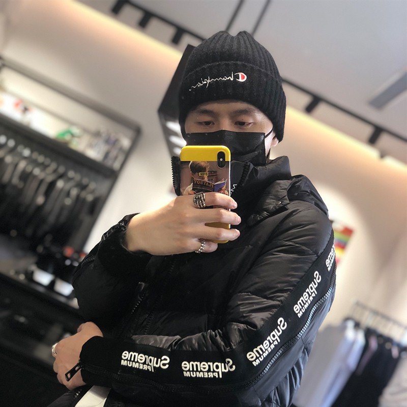 Mũ Len Dày Dặn Thêu Chữ champion Phong Cách Đường Phố Thu Đông Cho Nam Và Nữ