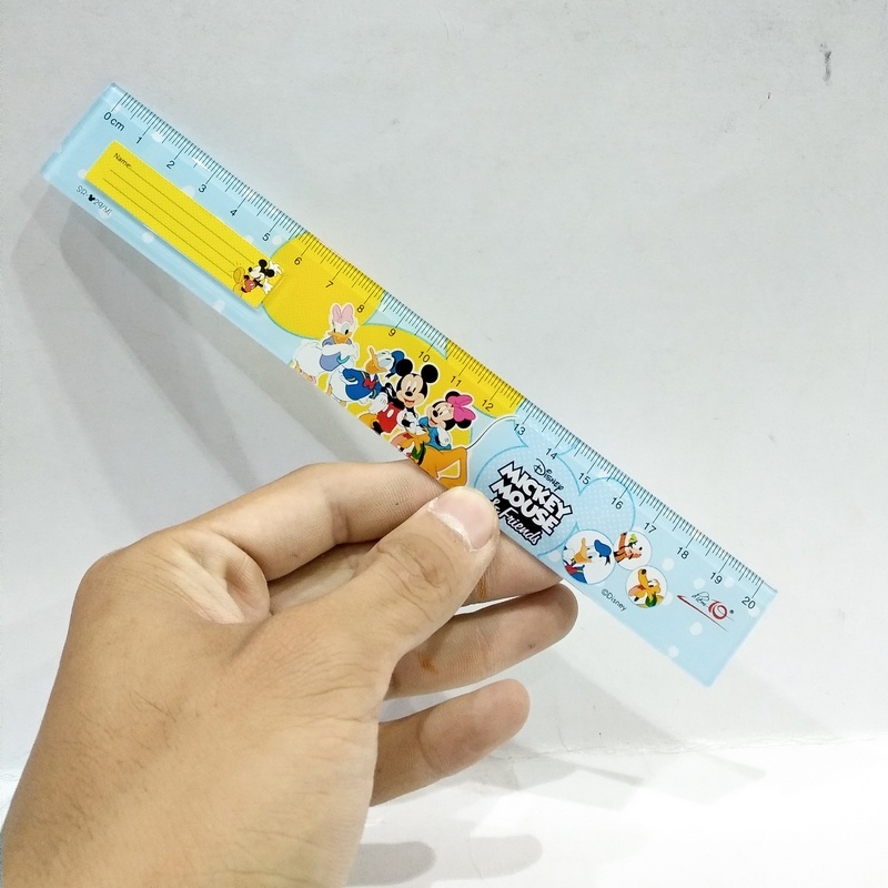 ( 10 Cây ) Thước Thẳng 20 Cm Mickey SR029 , Công Chúa SR030/PR , Ô Tô SR030/CA Thiên Long Camshop