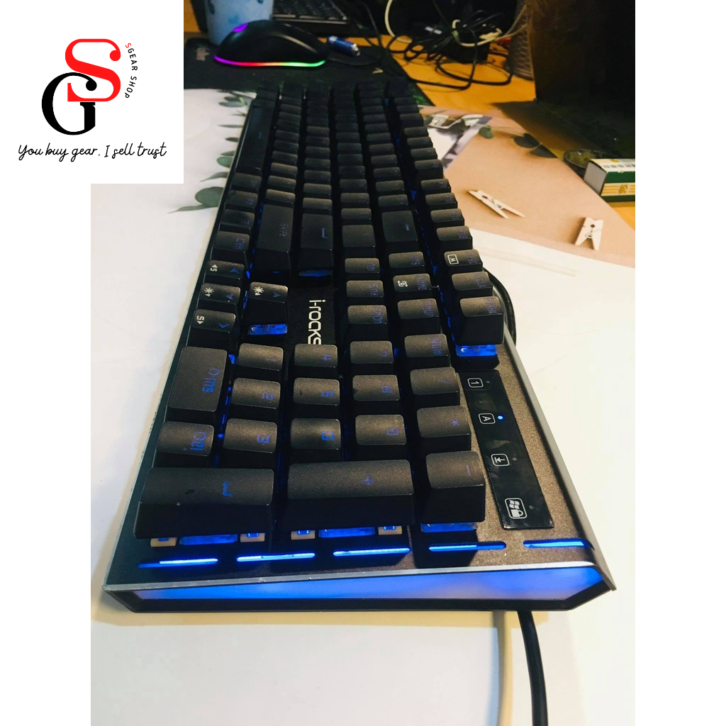 Bàn phím giả cơ iRock K64E (Xám đen) (Full size)_Gear 2nd