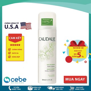 Xịt khoáng giữ ẩm Caudalie Grape Water