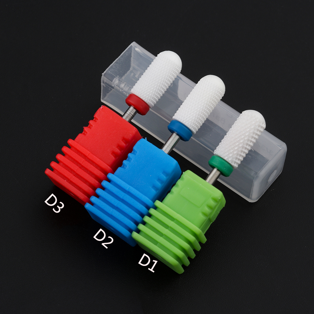 Mũi Khoan Móng Tay Bằng Gốm Đính Kim Cương Làm Sạch Móng Thời Trang