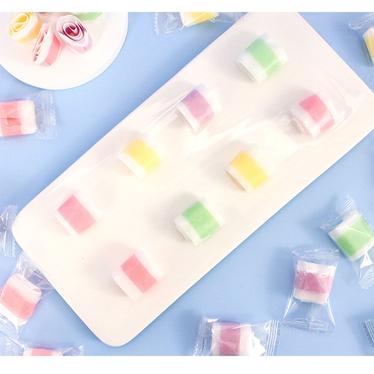 [ Kẹo tuổi thơ ] 100g Kẹo cuộn trái cây / Kẹo hoa quả mềm ăn vặt siêu ngon