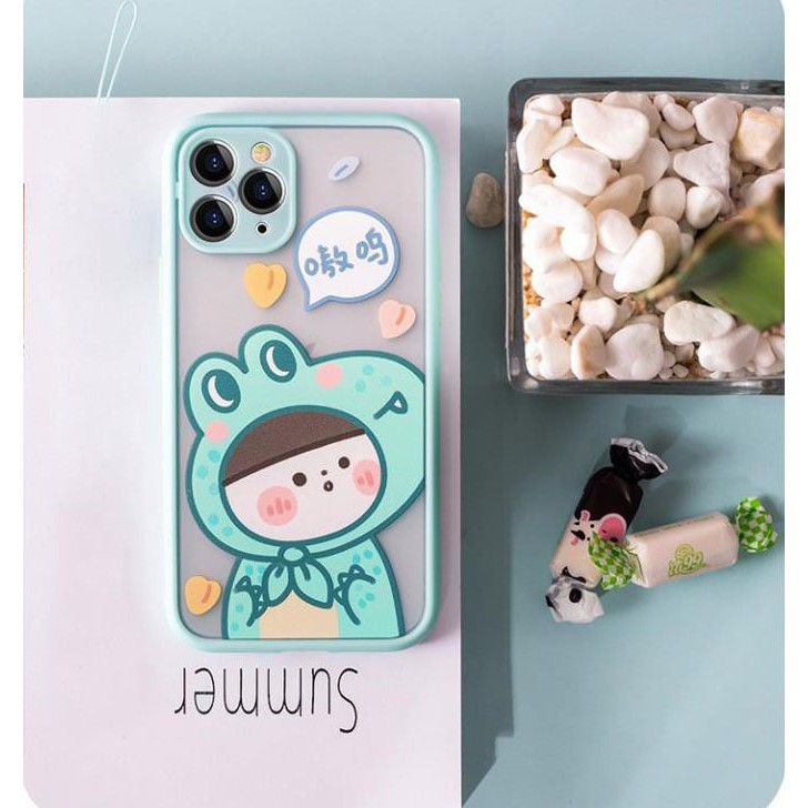 Ốp lưng xiaomi redmi note 10 /note 8/ note 8 pro/ note 7/ note 9/ note 9s/ redmi 8/8A mẫu nhám Roro Stickers dễ thương