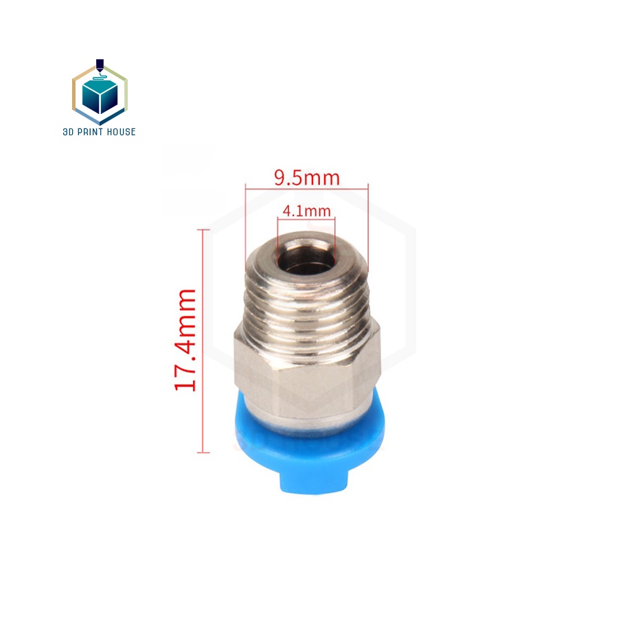 Đầu Nối Ống Teflon JP4-01 KJH 04-M6 Cho Máy In 3D