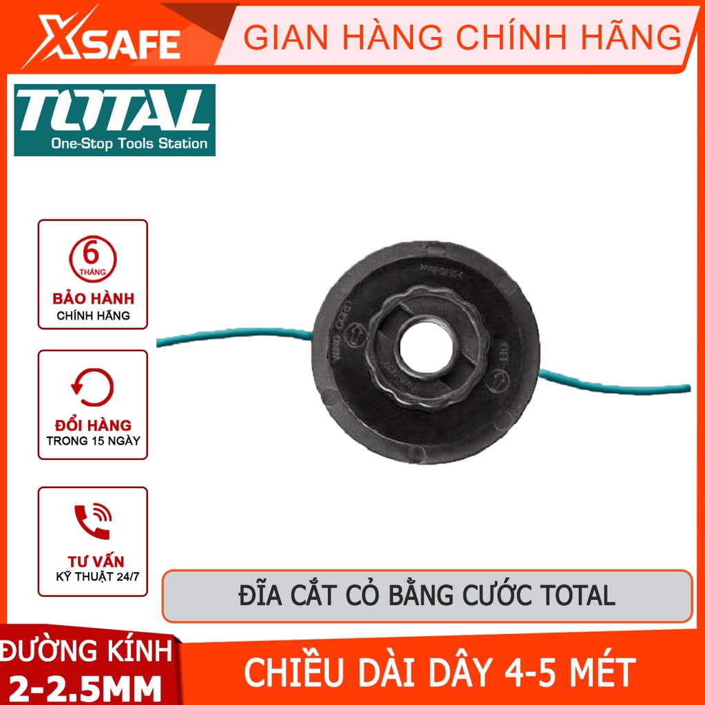 Đĩa cắt cỏ bằng cước TOTAL Phụ kiện gắn với máy cắt cỏ dùng xăng TOTAL model TP425381|TP445441 - [XSAFE]