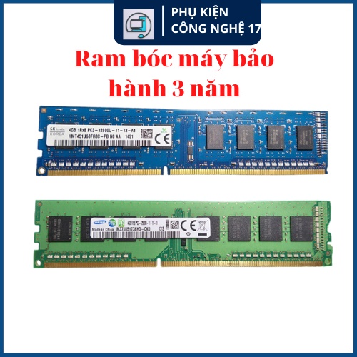 Ram Pc DDR3 2Gb 4Gb Bus 1300/1600 bóc máy zin siêu bền và ổn định bảo hành 36 tháng