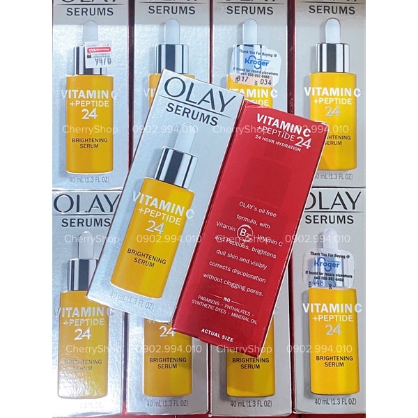Tinh chất làm trắng da Olay Regenerist Vitamin C + Peptide 24 Brigtening Serum