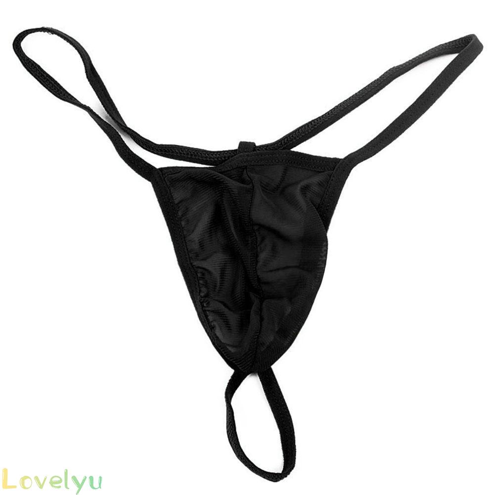 ◀READY▶3pcs male sexy underwear Men G-string Thongs Mesh Underwear T-back Briefs Bikini Underpants Spandex# Good Quality