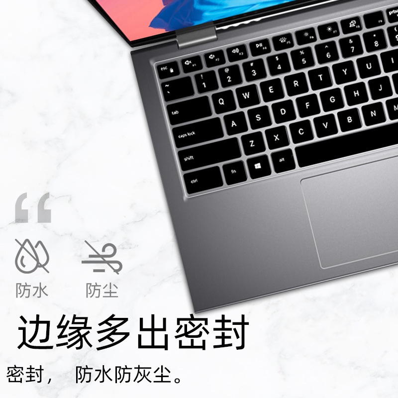 Tấm silicon che phủ bàn phím 14" bảo vệ cho Dell Inspriron 14 5410 5415 7415 2021 13 5310/Vostro 5310