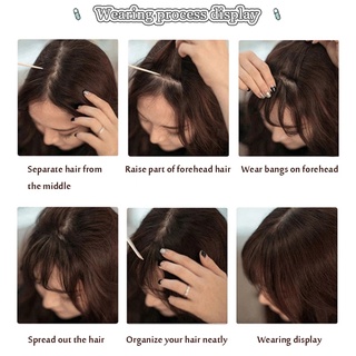 Mái Tóc Giả Nối Dài Mái Ngang