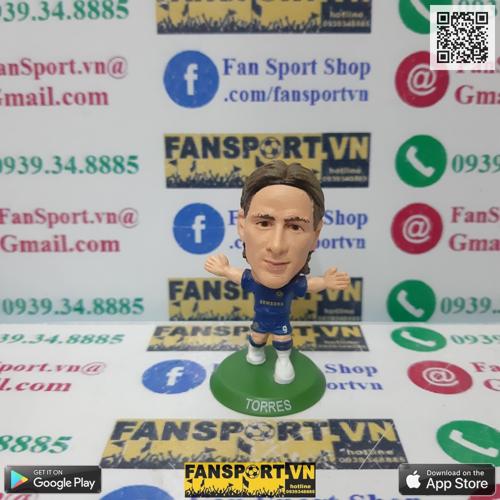 Tượng cầu thủ bóng đá Chelsea Soccerstarz non kodoto soccerwe Cech Luiz Cole Torres Mata