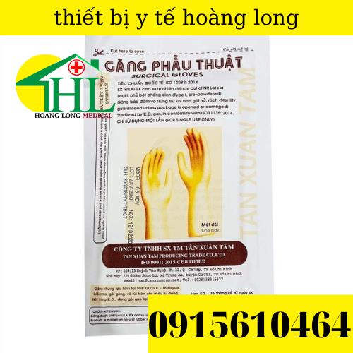 Găng tay phẫu thuật vô trùng các cỡ
