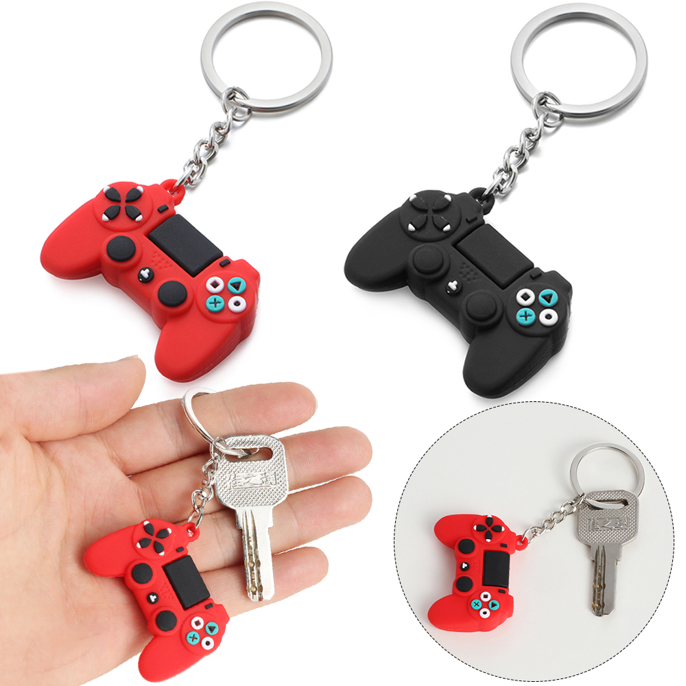 Móc Chìa Khóa Hình Tay Cầm Chơi Game Bằng Silicon Mềm Nhiều Màu