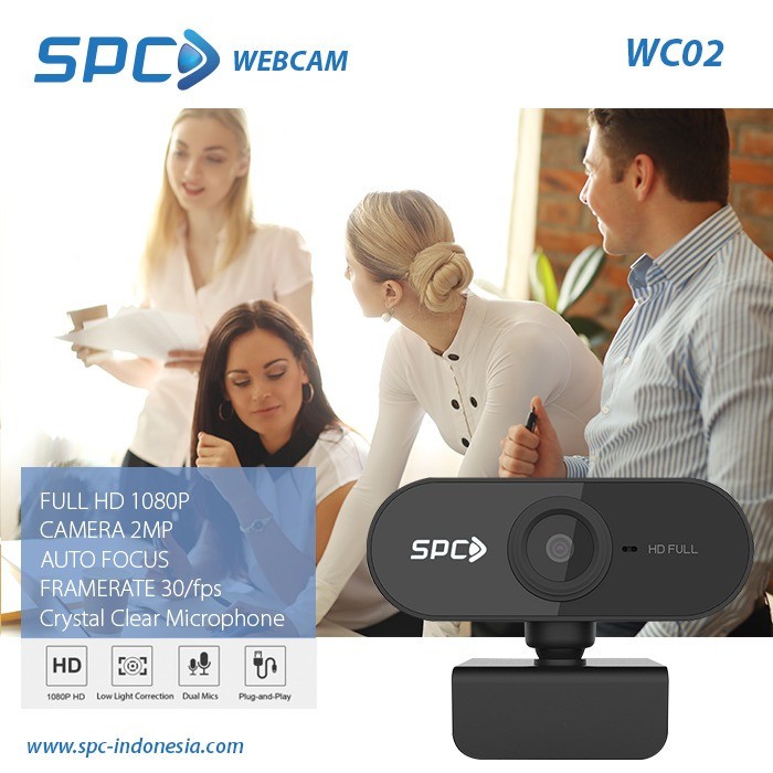 Webcam Spc Wc02 1080p Hd 1080p Chất Lượng Cao