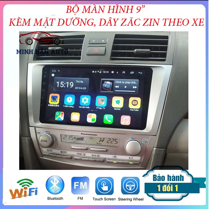 Bộ màn hình Android 9 inch cho xe TOYOTA CAMRY 2007-2011,màn hình dvd xe hơi,camera cho xe ô tô