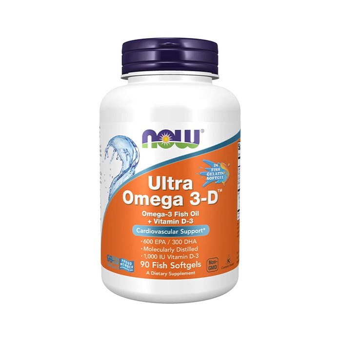 Ultra Omega 3 Kết Hợp Vitamin D Tăng Sức Đề Kháng Và Bảo Vệ Xương Khớp Now Ultra Omega 3 với Vitamin D