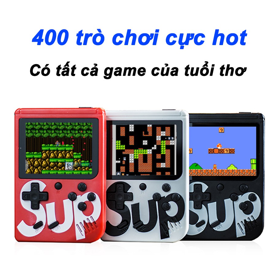 Máy Chơi Game SUP 400 trò chơi [TẶNG KÈM TAY CHƠI GAME], SUP400 Cầm Tay G1 Plus 400 In 1 - HƠN 400 TRÒ CHƠI