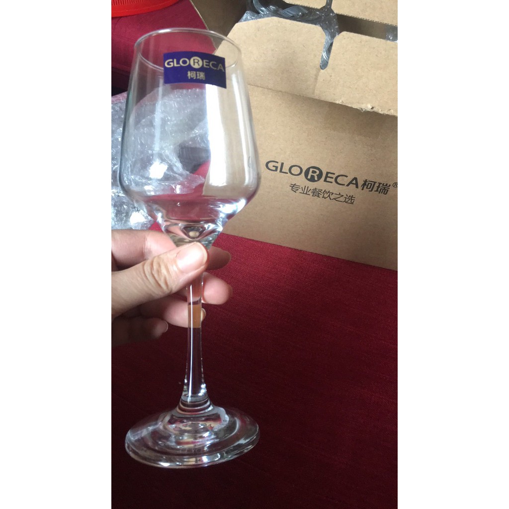 Combo 2 ly thuỷ tinh rượu vang 360ml