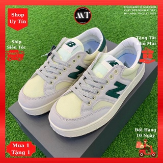 Giày Xám Xanh Lá New-Balance300-Pro sneaker nam nữ chất lượng cao, giày thể thao thời trang da lộn chạy bộ hot trend
