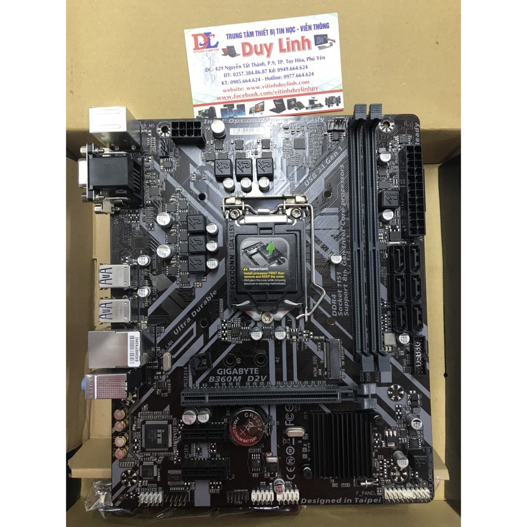 Main Gigabyte H310M-DS2 Mới full hộp bảo hành 36 tháng