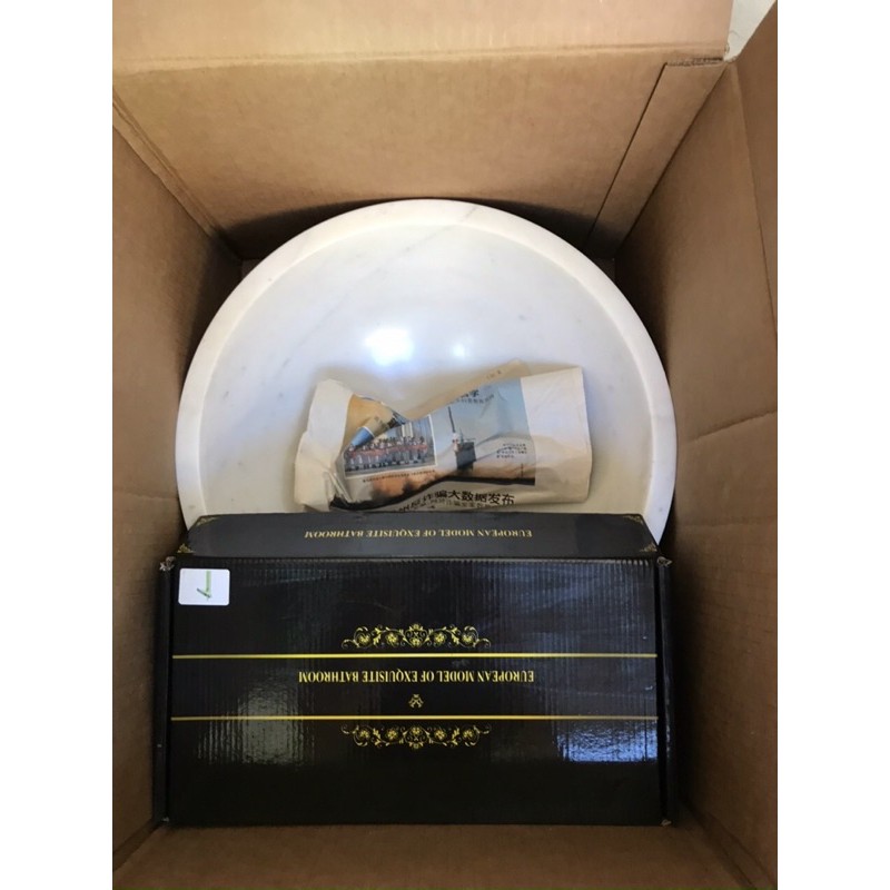 Lavabo đá trắng sữa | BigBuy360 - bigbuy360.vn