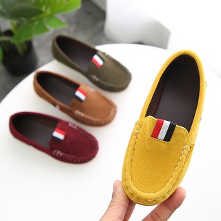 Giày Lười Moca Da Lộn Cho Bé Trai ( D02 )