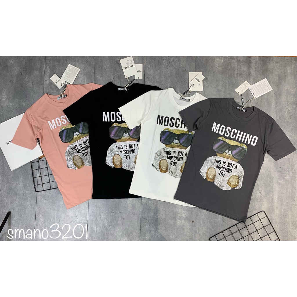 Áo phông nam mặt gấu trước kèm chữ,áo form chuẩn có đủ sz(40-72kg) | BigBuy360 - bigbuy360.vn