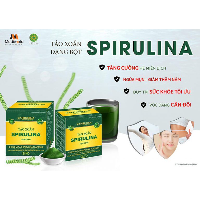 Tảo xoắn SPIRULINA/ Mediworld .