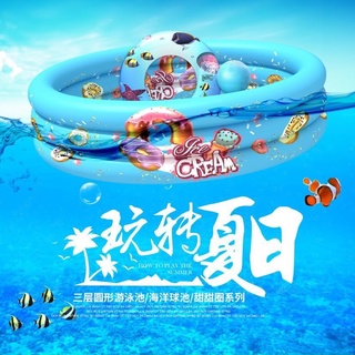 Bể bơi 3 chi tiết