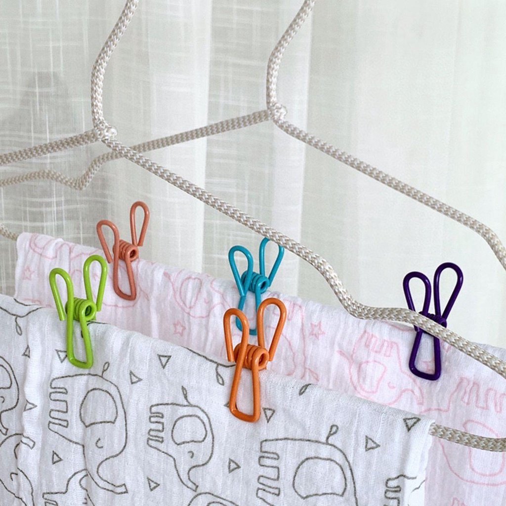 Kẹp Quần Áo 2 Inch Phủ PVC Chống Gió Chống Trượt Đa Năng