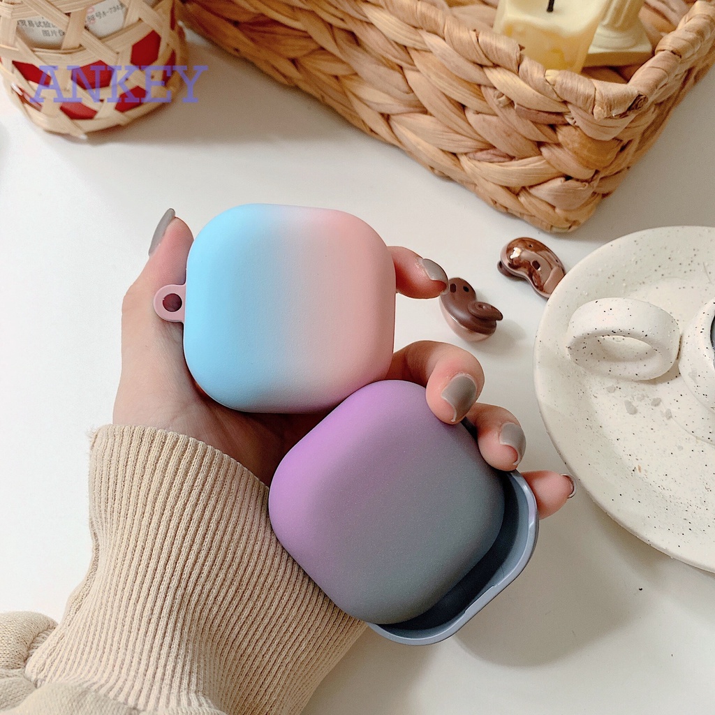 Case for Samsung Galaxy Buds Live / Buds Pro / Buds2 Vỏ Bảo Vệ Hộp Sạc Tai Nghe Bằng PC Cứng Màu Gradient Thời Trang Cho Samsung Galaxy Buds Live/ Buds Pro/ Buds 2