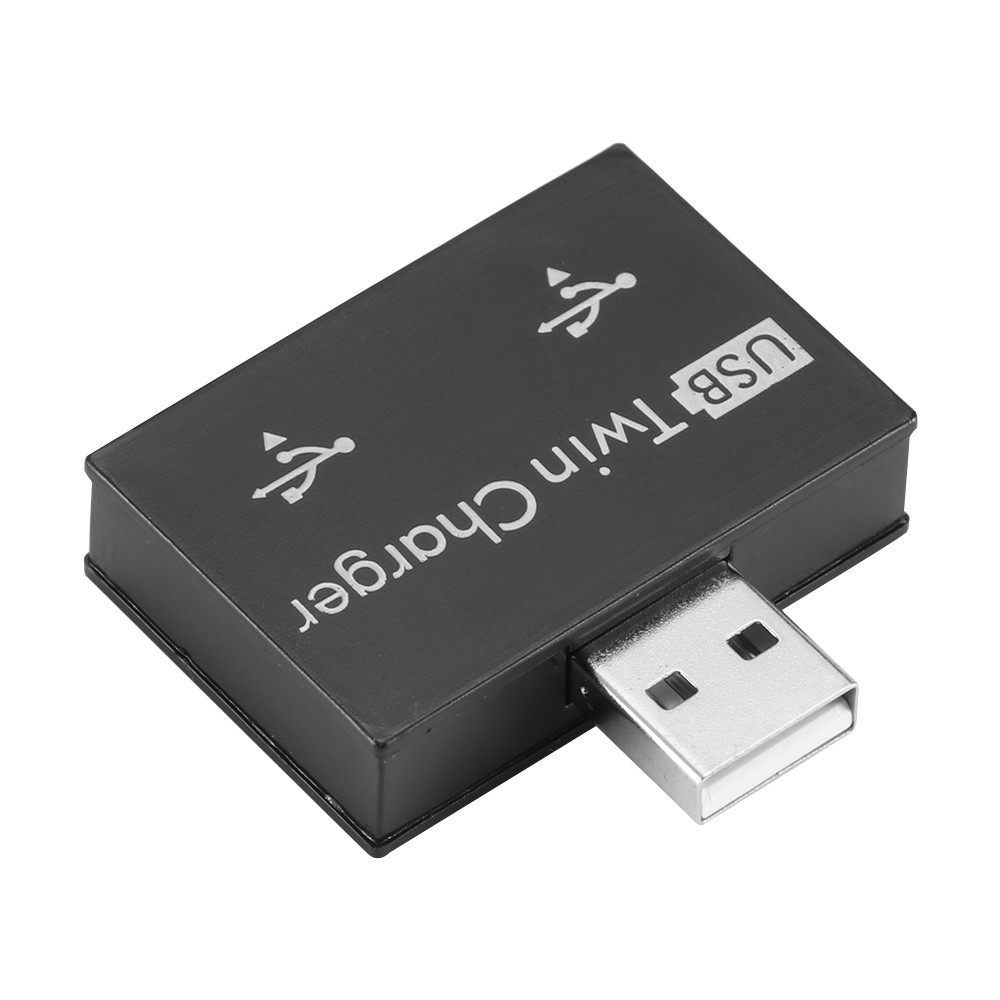 Bộ chia 2 cổng sạc usb tiện dụng