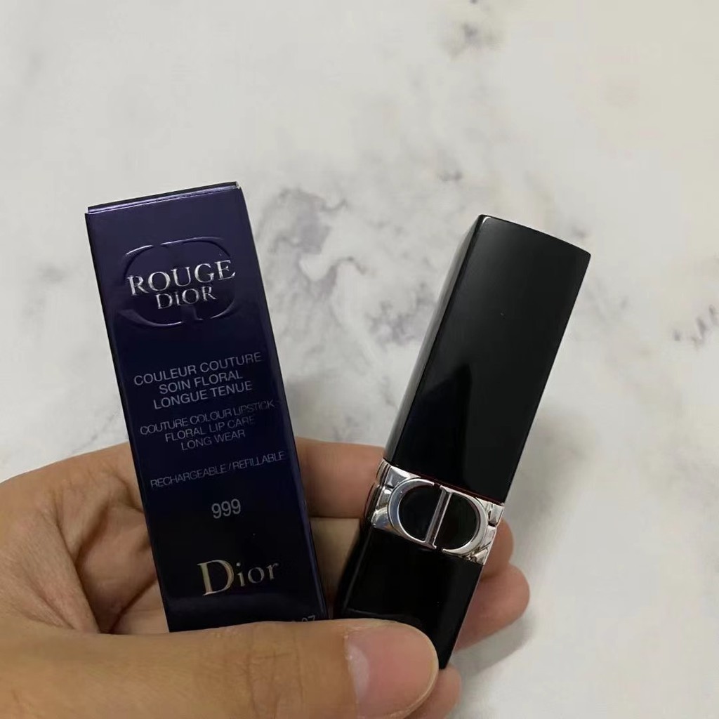 (Hàng Mới Về) Son Môi Dior Vỏ Nhôm Màu Đỏ 999 # | BigBuy360 - bigbuy360.vn