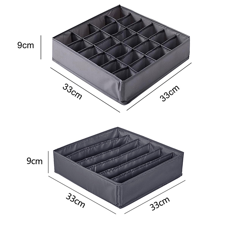 24 grids Hộp đựng đồ lót Ghome đa năng gọn nhẹ chia ngăn siêu tiện lợi rộng