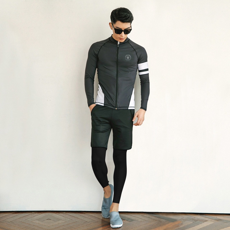 Bộ đồ bơi tay dài chống nắng nhanh khô cho nam/nữ/trẻ em