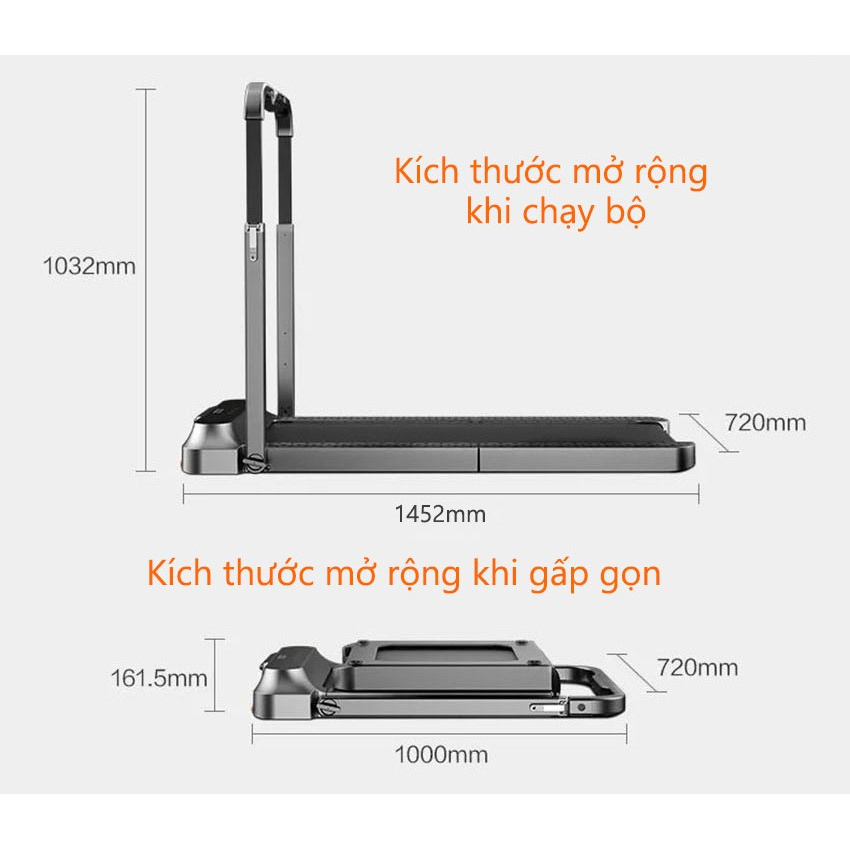 Máy chạy bộ Xiaomi Kingsmith R2 bản quốc tế new mode