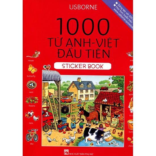 Sách - 1000 Từ Anh - Việt Đầu Tiên - Sách song ngữ
