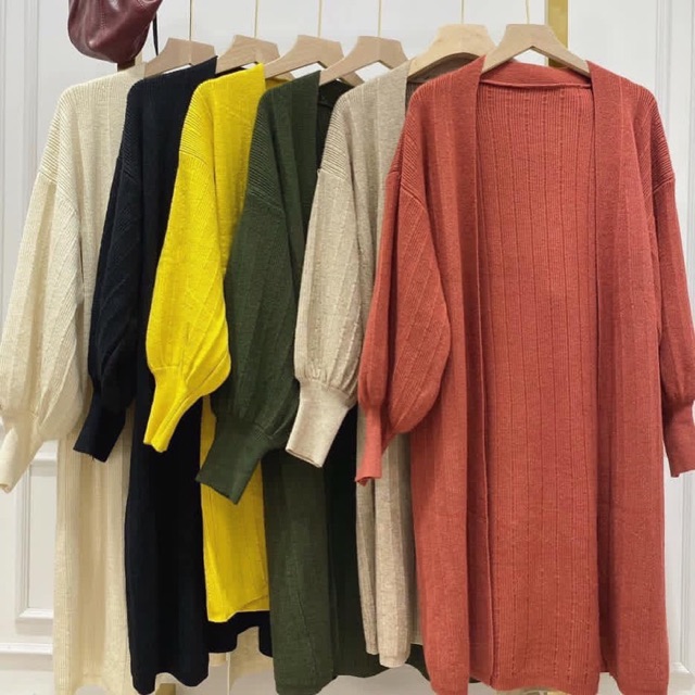 Cardigan dáng dài hàng dày dặn Quảng Châu | BigBuy360 - bigbuy360.vn