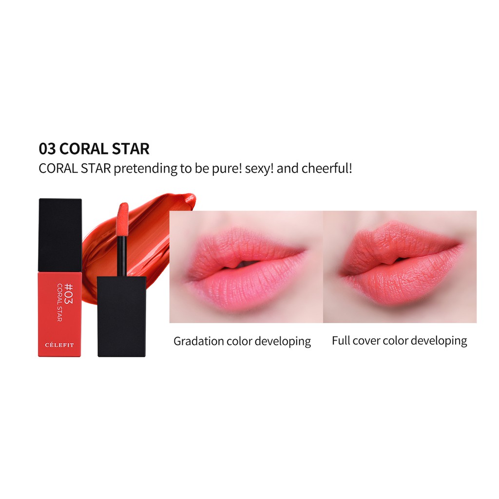 Thỏi son tint Celefit 3g nhiều màu sắc thời trang | BigBuy360 - bigbuy360.vn