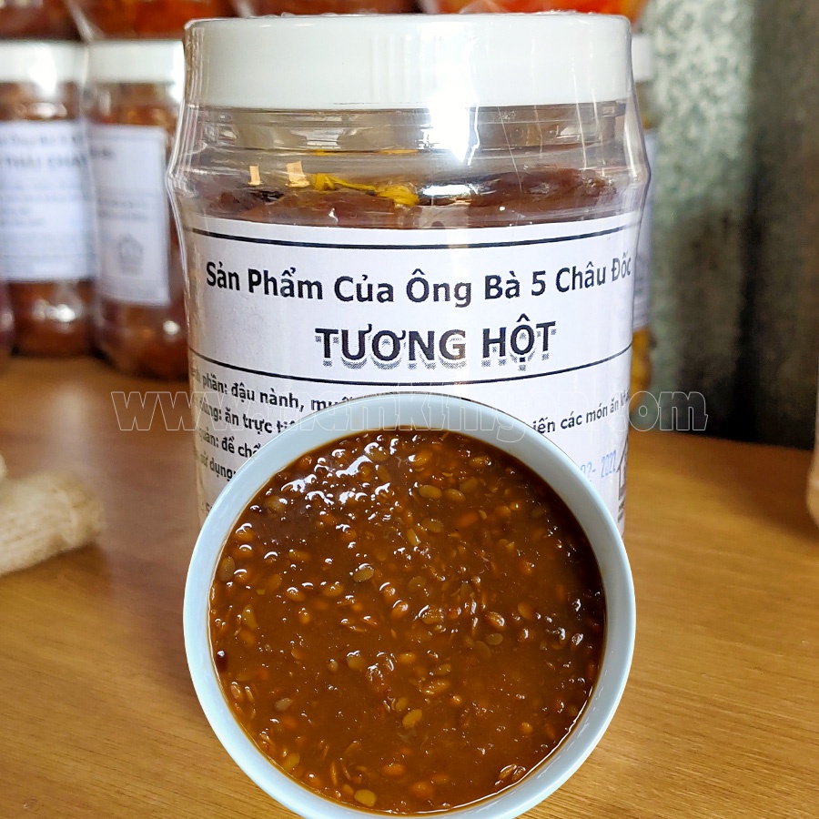 500gr Tương Hột Nguyên Chất Truyền Thống Loại Đặc Biệt Thơm Ngon Cho Người Ăn Chay