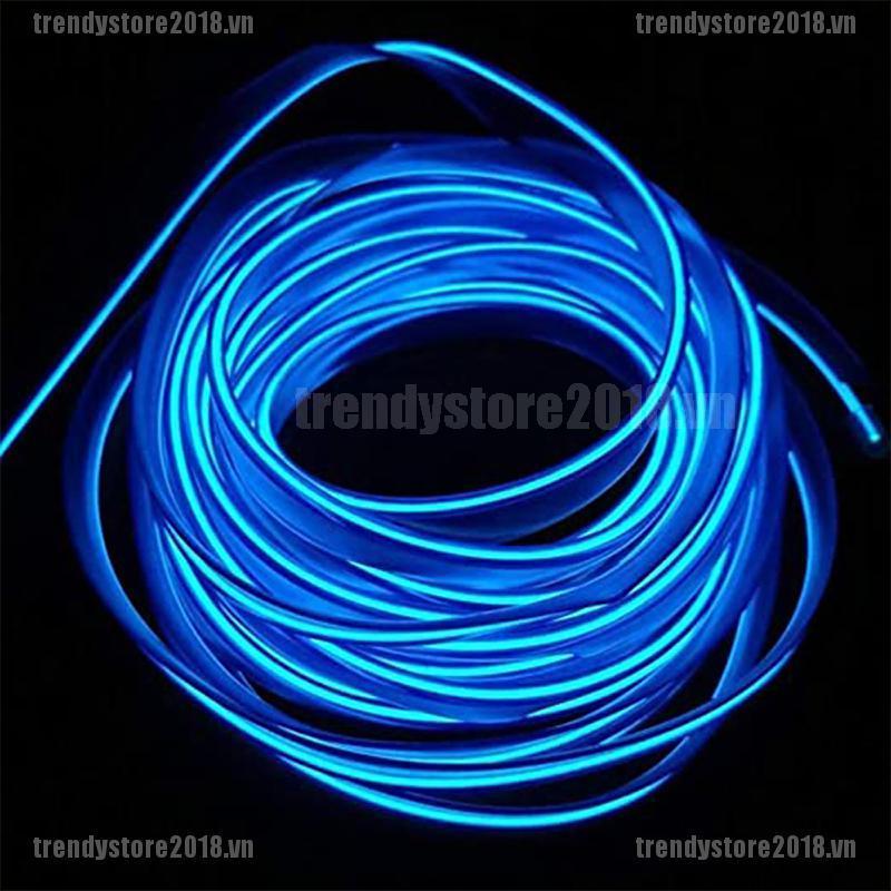 TREND El Wire 5M/16FT 12V Neon El Lights Rope Neon Glowing Strobing Electroluminescent