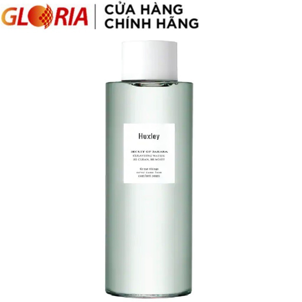 [Mã COSGLORIAT4 -8% đơn 250K] Nước Tẩy Trang Chiết Xuất Xương Rồng Huxley Cleansing Water Be Clean Be Moist 200ml