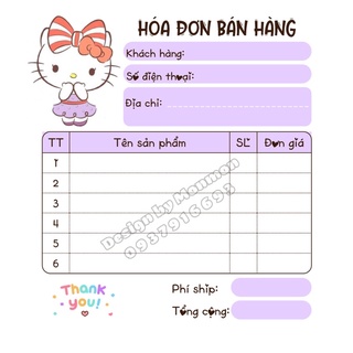 Hoá đơn mini cute 1liên