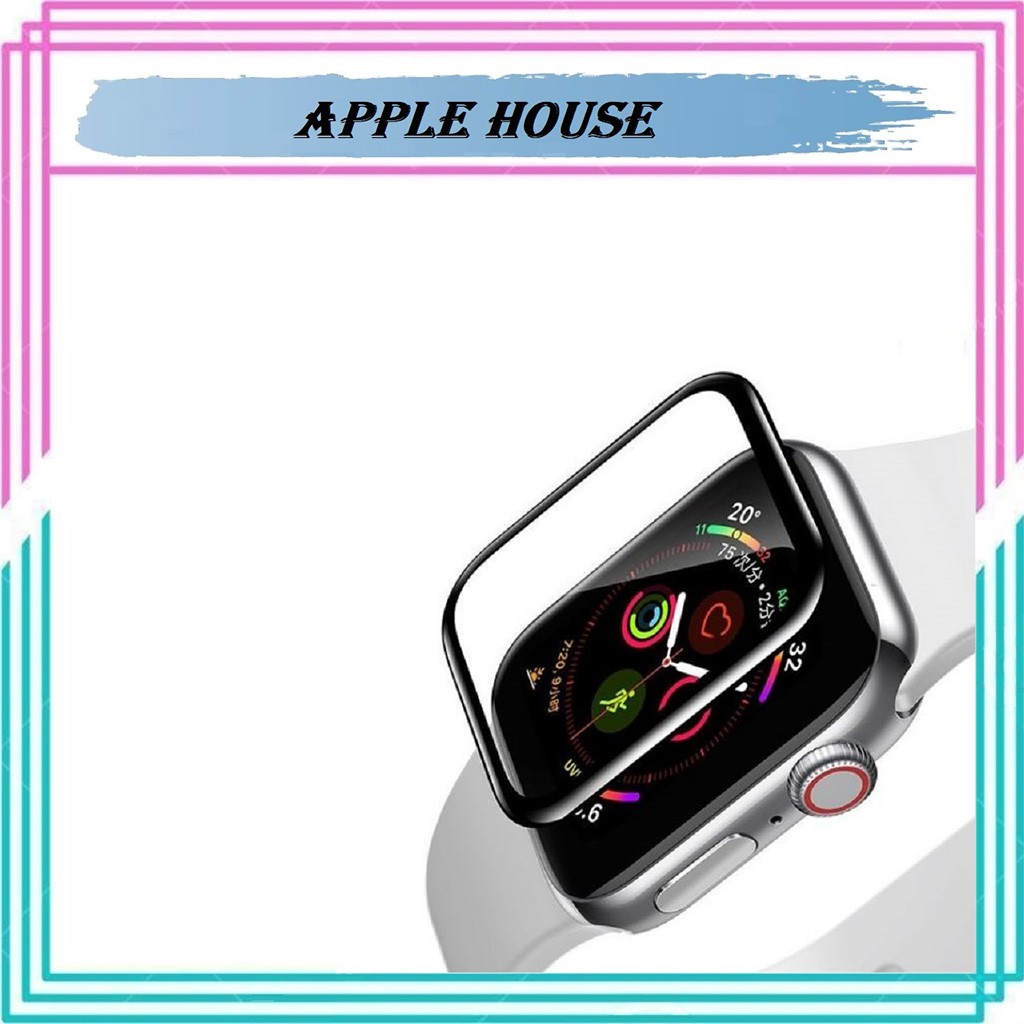 Kính cường lực dẻo 4D bảo vệ Apple Watch Seri 6,5,4,3,2,1 - Apple House