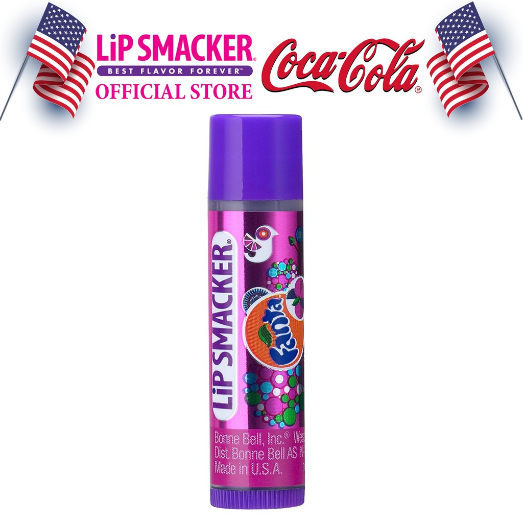 Son Lip Smacker dưỡng Coca Cola – Vị Fanta Nho